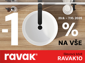 Podzimní slevy Ravak - 10 % na vše