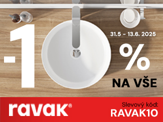 Jarní slevy Ravak - 10 % na vše