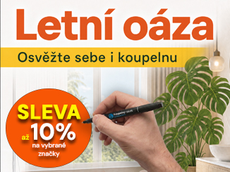 Letní osvěžení koupelny se slevou až 10%