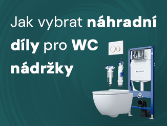 Výběr náhradních dílů pro splachovací WC nádržky
