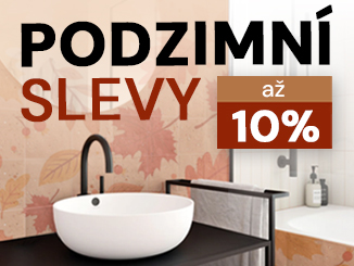 Podzimní slevy až 10%