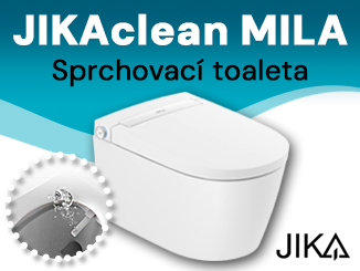 Nový bidetovací klozet Jika Mila s funkcí JIKAclean