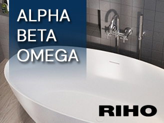 Novinka! Volne stojící vany Alpha, Beta, Omega