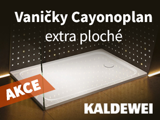 Kaldewei vaničky Cayonoplan za akční ceny!