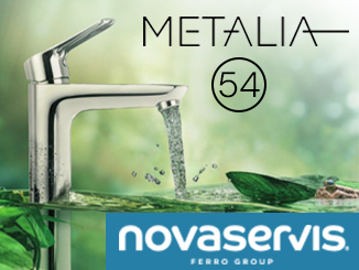 Metalia 54 - řada elegantních baterií s úsporou vody