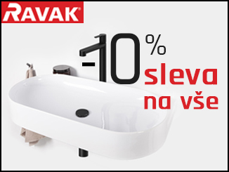 Ravak - jedinečná akce - 10 % na vše