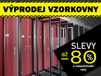 Výprodej vzorkovny - sprchové kouty Kermi a další!