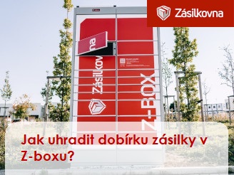 Jak uhradit dobírku u zásilky doručované do Z-boxu?