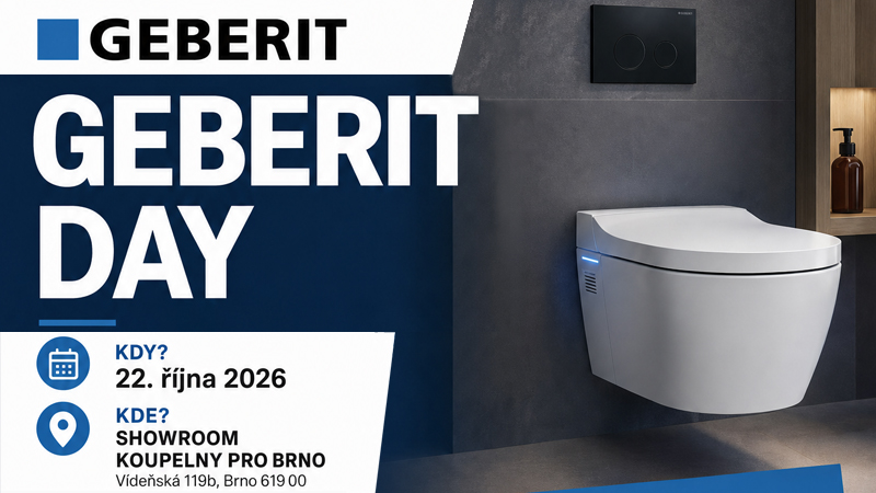 Geberit Open day v koupelnovém studiu Koupelny pro Brno