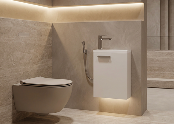 Bidetová sprška z baterie