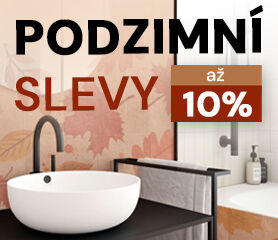 Podzimní slevy až 10%