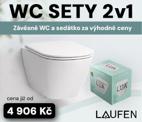 Závěsné WC Laufen, série PRO X