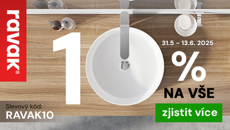 Jarní slevy Ravak - 10 % na vše