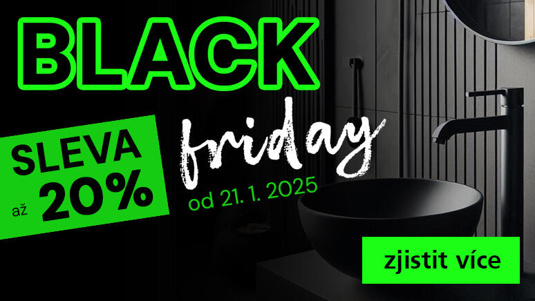 Black Friday zamává s vaší koupelnou!﻿