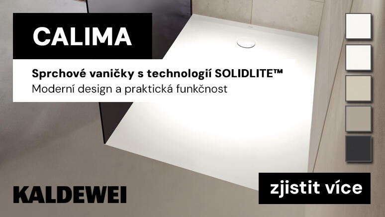 Kaldewei Calima s technologií SOLIDLITE™