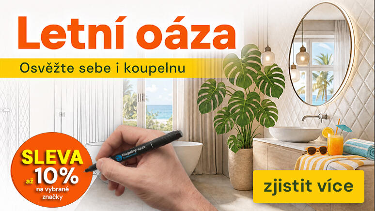 Letní osvěžení koupelny se slevou až 10%