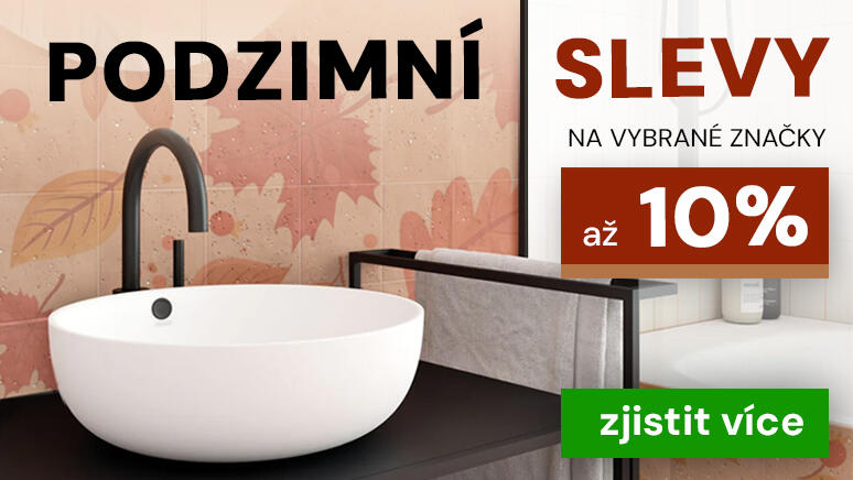 Podzimní slevy až 10%