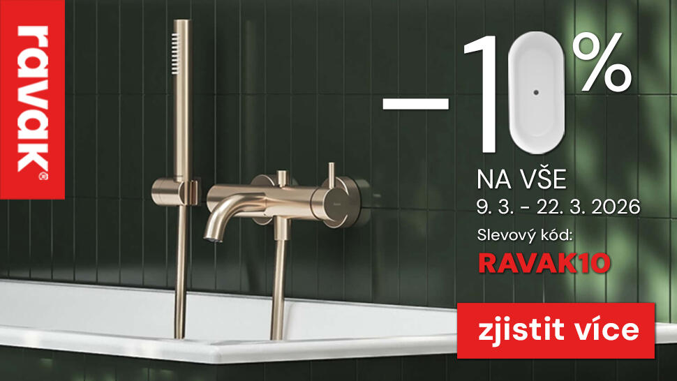 Jarní slevy Ravak - 10 % na vše