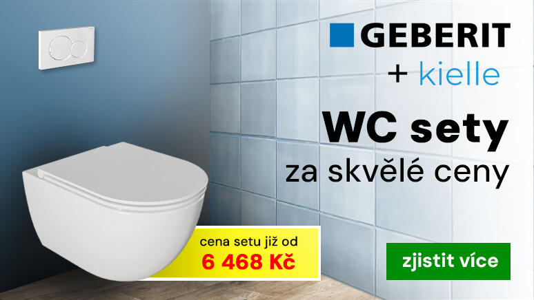 Výhodné WC sety Geberit + kielle