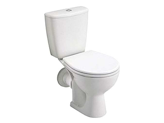 Kolo REKORD klozet kombinační, 3/6l, délka jen 62,5 cm, smontovaný, vodorovný odpad, bílá