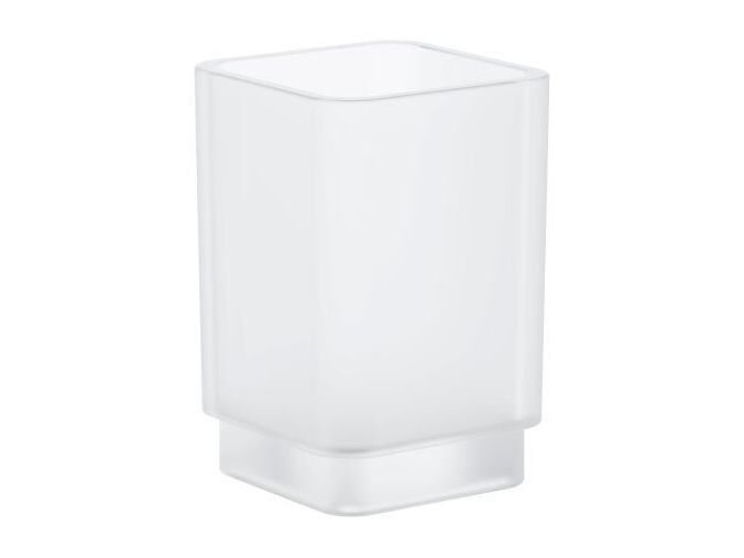 Grohe Selection Cube Sklenička, daVinci saténová bílá