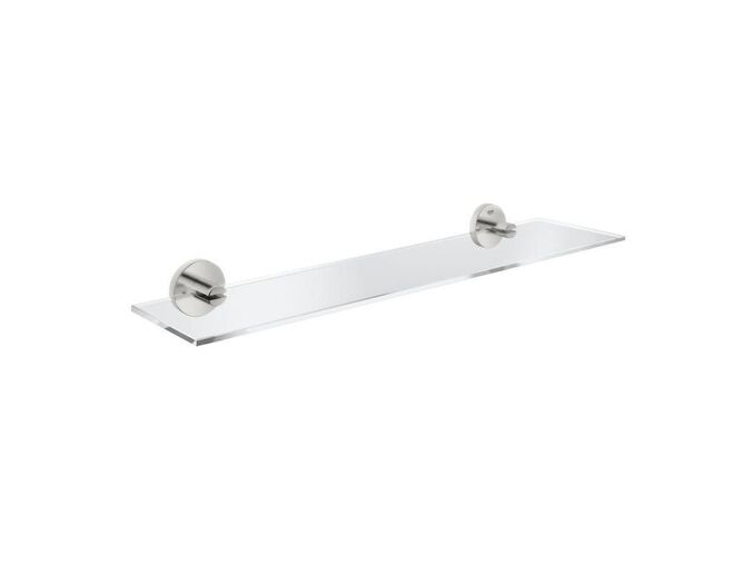 Grohe Essentials Skleněná polička, supersteel