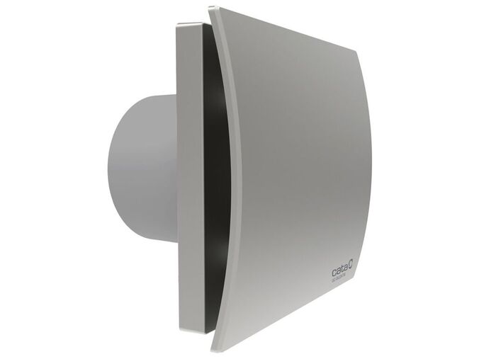 Cata SILENTIS UC 10 koupelnový ventilátor axiální, 8W, potrubí 100mm, stříbrná