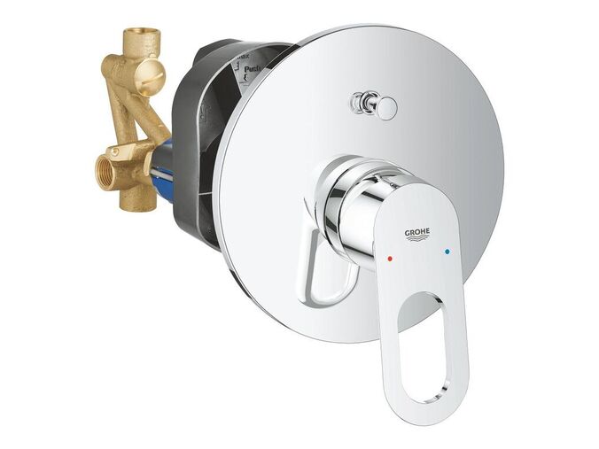 Grohe BauLoop Vanová baterie pod omítku s tělesem, chrom