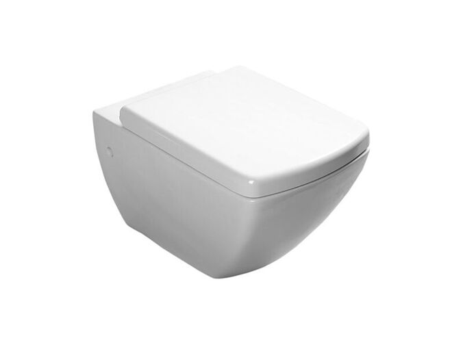 Isvea PURITY CLEANWASH závěsná WC mísa s bidet. sprškou, 35x55,5cm, bílá