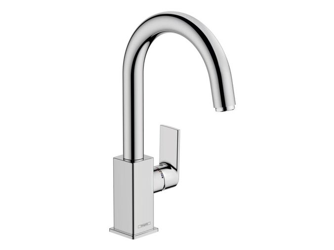 Hansgrohe Vernis Shape Umyvadlová baterie s výpustí a otočným výtokem, EcoSmart, chrom