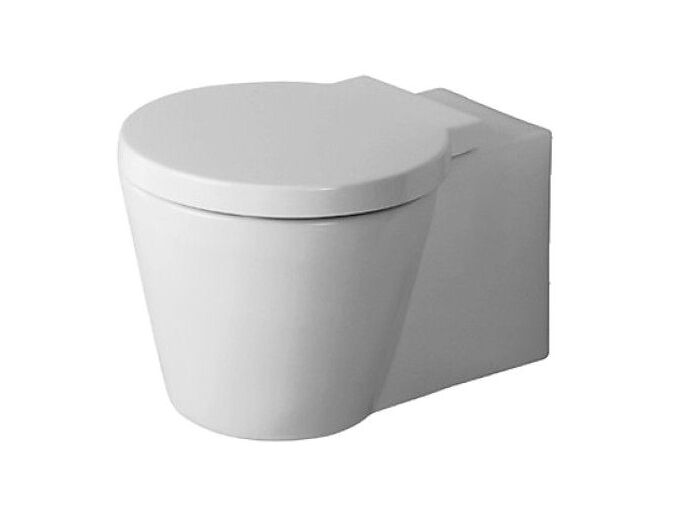 Duravit Starck 1 závěsné WC 575mm, hluboké splachování, WonderGliss