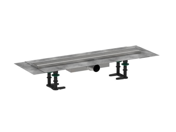 Hansgrohe RainDrain Compact Sprchový žlab 60 cm, s roštem, kartáčovaná nerezová ocel