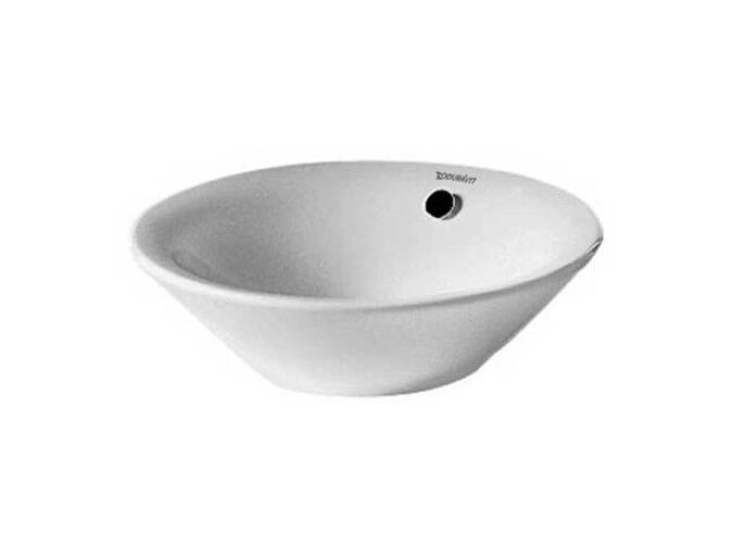 Duravit Starck 1 umyvadlová mísa průměr 330mm s přepadem, bez otvoru pro baterii
