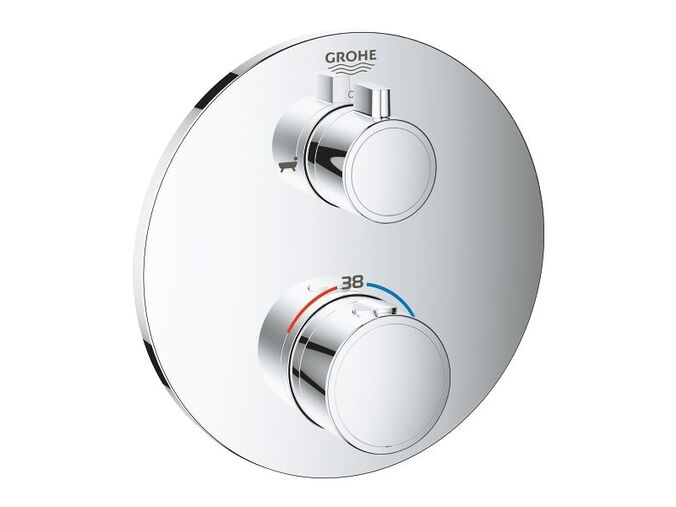 Grohe Grohtherm Termostatická vanová baterie pro 2 spotřebiče, chrom