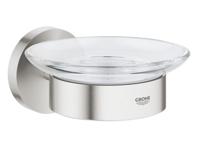 Grohe Essentials Miska na mýdlo s držákem, supersteel