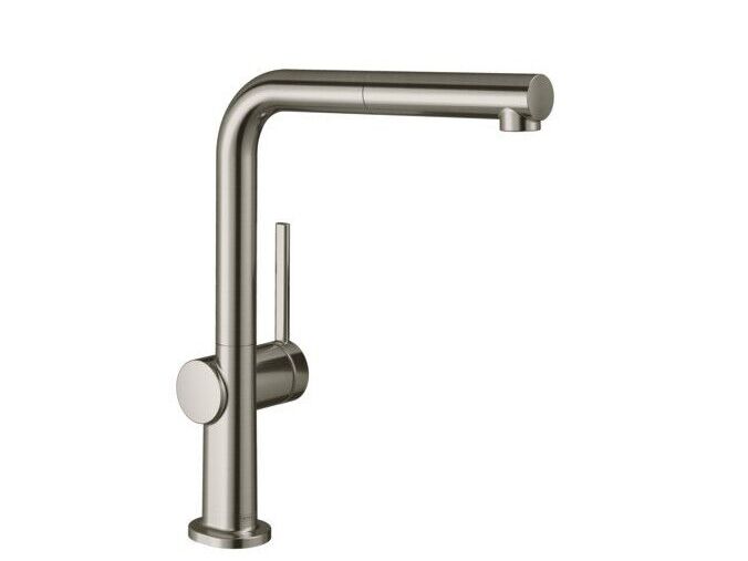 Hansgrohe Talis M54 Dřezová baterie Talis s výsuvnou koncovkou, vzhled nerezu