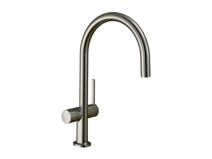 Hansgrohe Talis M54 Dřezová baterie Talis 220, s uzavíracím ventilem pro spotřebič, vzhled nerezu