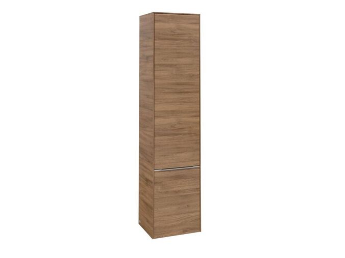 Villeroy & Boch Subway 3.0 Vysoká skříňka, 40x171x36 cm, 2 dvířka, panty vlevo, SoftClosing, Oak Kansas