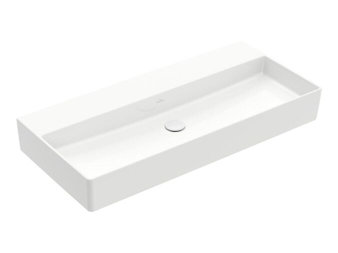 Villeroy & Boch Memento 2.0 Umyvadlo 1000x470 mm, bez přepadu, bez otvoru pro baterii, alpská bílá