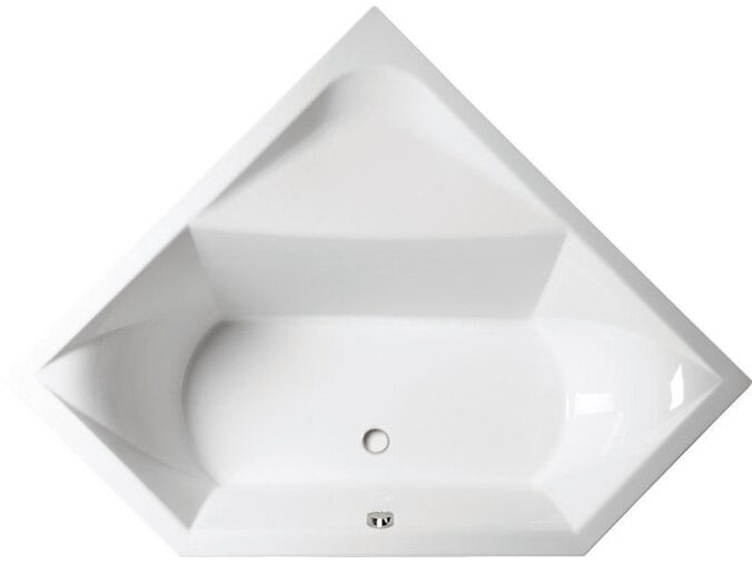 Polysan FLOSS rohová vana 145x145x50cm, bílá (08611)