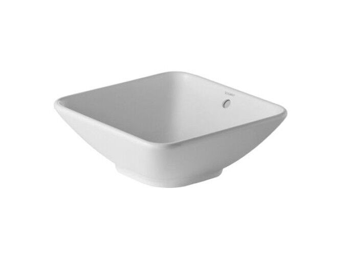 Duravit Bacino umyvadlo na desku, 42x42 cm, přepad, bílá