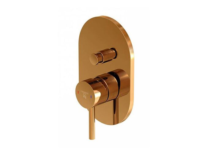 Steinberg Serie 100 baterie pod omítku pro 2 spotřebiče, růžové zlato