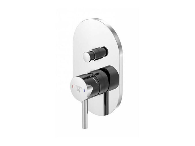 Steinberg Serie 100 baterie pod omítku pro 2 spotřebiče, chrom