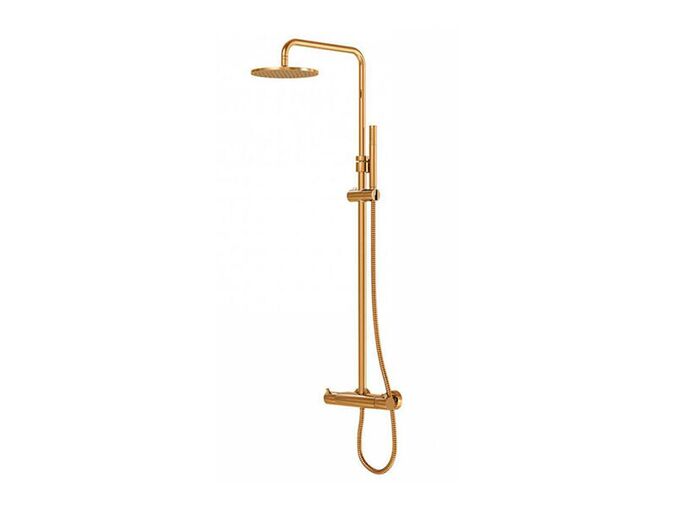 Steinberg Serie 100 sprchový set s termostatem, průměr 200 mm, růžové zlato