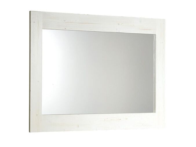 Sapho BRAND zrcadlo v dřevěném rámu 1000x800mm, starobílá
