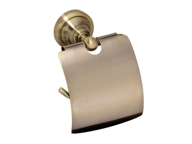 Bemeta RETRO - bronz držák toaletního papíru s krytem, bronz