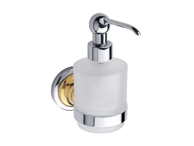 Bemeta RETRO - gold a chrom dávkovač tekutého mýdla MINI, zlato/chrom