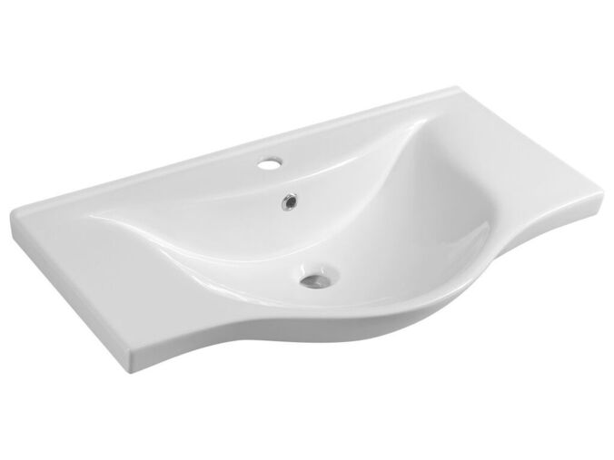 Aqualine ZARA 80 keramické umyvadlo nábytkové 79,5x46cm, bílá