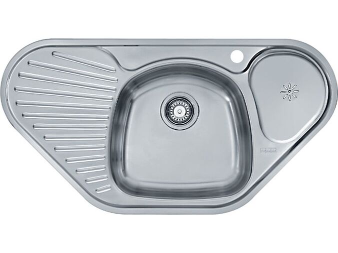 Franke Mikado nerezový dřez MON 681 E, 960x500mm + sifon 101.0254.349