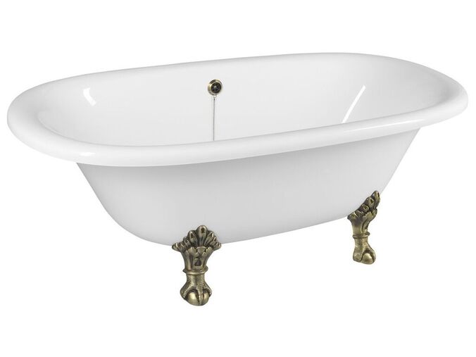 Polysan REGATA volně stojící vana 175x85x61cm, nohy bronz, bílá